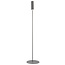Floor lamp Scandinavian design, adjustable, grey metal, 141 cm tall, GU10 socket, dimmable