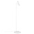 Stehlampe von skandinavischer Eleganz, schlank und verstellbar - weiß