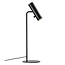 Elegant, slim and adjustable table lamp - black