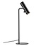 Nordlux slanke tafellamp zwart, verstelbaar en dimbaar, Ø6cm, hoogte 66cm, GU10-fitting