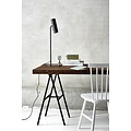 Elegant, slim and adjustable table lamp - black