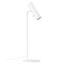 Cylindrical table lamp adjustable GU10 max 8W white