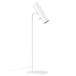 Lampe de table élégante, fine et orientable - blanc