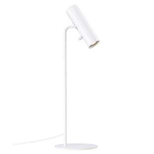 Lámpara de mesa cilíndrica ajustable GU10 máx. 8W blanco