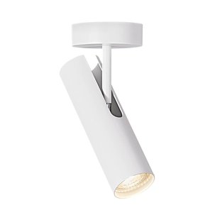 Ronde plafondlamp wit metaal, GU10 fitting, dimbaar, Ø60 cm