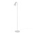 Lámpara de pie retro giratoria blanco/telegris metal GU10