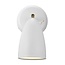 Retro wall lamp, swivel arm, white/telegrey, GU10 socket max 6W, IP20, 10 cm shade, 250 cm cable