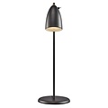 Nordlux retro table lamp black, adjustable shade Ø10cm, height 66cm, GU10 socket, metal