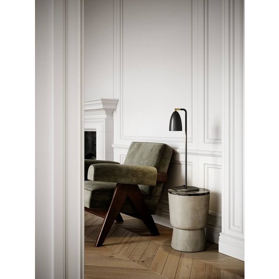 Elegante, drehbare Tischlampe im Retro-Stil - Schwarz