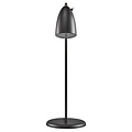 Nordlux retro tafellamp zwart, draaibare kap Ø10cm, hoogte 66cm, GU10-fitting, metaal