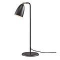 Nordlux retro table lamp black, adjustable shade Ø10cm, height 66cm, GU10 socket, metal