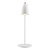 Lampe de table élégante et pivotante de style rétro - blanc/télégris