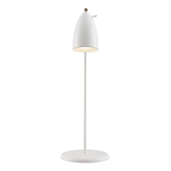Retro style swivel table lamp, white/telegrey, metal with plastic details, GU10 fitting excl. bulb, IP20, height 66 cm