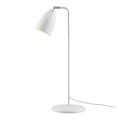 Retro style, elegant, swivel table lamp - white/telegrey