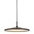 Zwarte trompetvormige lamp zwart 42 cm dimbaar met uw eigen schakelaar
