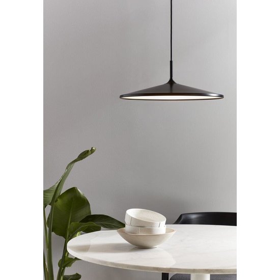 Balance 42 hanglamp zwart, 42 cm, LED-module 17,5W / 1700 lumen inbegrepen, 3-staps dimbaar via eigen schakelaar, IP20