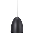 Nordic Pendelleuchte E27 schwarz, Klasse 2 doppelt isoliert, Metall/Kunststoff, Höhe 25,4 cm, Kabel 300 cm, Leuchtmittel nicht enthalten