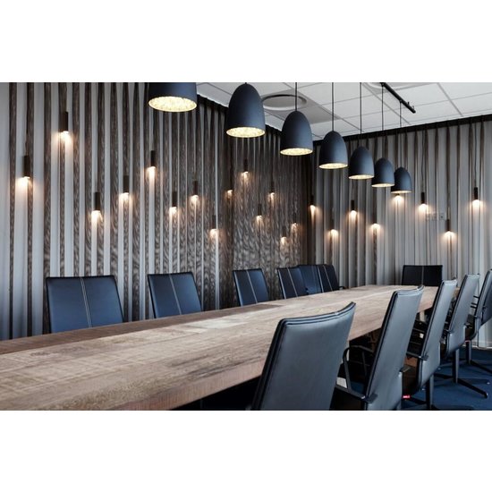 Lámpara colgante elegante con un estilo nórdico fresco - negro
