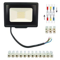 Außenwandstrahler LED SMD 30W schwarz, 2400 Lumen, IP65