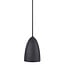 Nordlux Nordic Cool pendant lamp black Ø10cm GU10, metal shade with 300cm textile cable