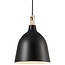 Hanging lamp with a modern look 29cm Ø - black