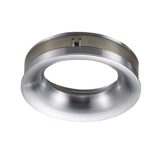 Spot encastré gris 3 lumières avec supports de spot librement sélectionnables