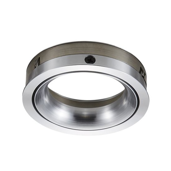 Spot encastré gris 3 lumières avec supports de spot librement sélectionnables