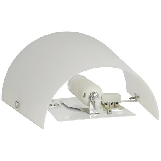 Wall light glass frontal 246mm wide E27