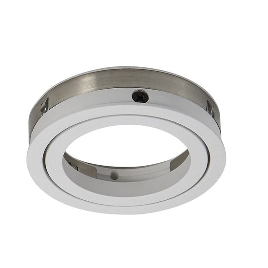 Square recessed spot for 4 GU10 spots with different white finishes