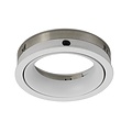 Square recessed spot for 4 GU10 spots with different white finishes