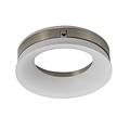 Square recessed spot for 4 GU10 spots with different white finishes