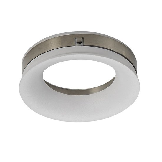 Square recessed spot for 4 GU10 spots with different white finishes