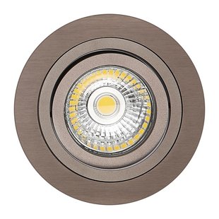 Spot encastré bronze trou rond taille 80mm taille extérieure 93,7 mm