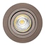 Spot encastré bronze trou rond taille 80mm taille extérieure 93,7 mm