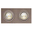 Double recessed spot bronze hole size 80-175mm outer size 95-190 mm