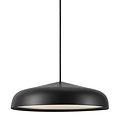 Minimalist and modern hanging lamp 40cm Ø - black