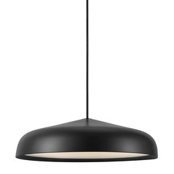 Lampe à suspension minimaliste et moderne 40cm Ø - noire