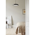Nordlux minimalistische, moderne Pendelleuchte schwarz, Ø40cm, inkl. 20W LED-Modul, dimmbar