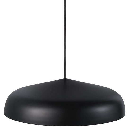 Minimalist and modern hanging lamp 40cm Ø - black