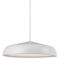Minimalist and modern hanging lamp 40cm Ø - white