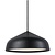 Hanglamp Ø25 cm zwart, metaal, dimbaar, incl. 12W LED