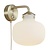 Wall lamp modern, timeless and elegant - opal white
