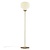 Floor lamp elegant and decorative opal white