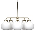 Lustre à cinq bras moderne, intemporel et très beau