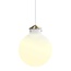 Beautiful round pendant, reflects a modern and timeless design white 30cm Ø