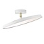 Panel LED de techo 24W regulable, aluminio, cristal opal blanco, Ø38,5 cm, 1600 lúmenes, 230V, IP20