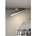 Panel LED de techo 24W regulable, aluminio, cristal opal blanco, Ø38,5 cm, 1600 lúmenes, 230V, IP20
