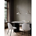 Refined hanging lamp in exclusive FSC-certified oiled walnut top 39cm Ø - steel