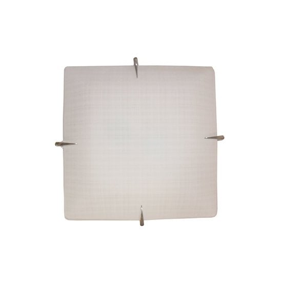 Aplique cuadrado blanco E27 400mmx400mm