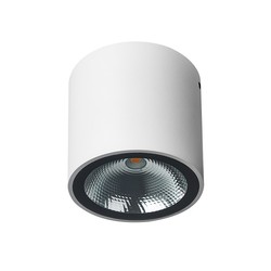 White surface-mounted ceiling lamp for outdoors and bathroom 6W 3000K